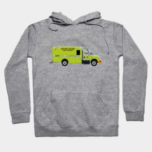 Miami Dade Rescue Ambulance no number Hoodie